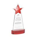 Starlite on Alberton Base Red Crystal Trophy