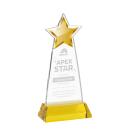 Starlite on Hartford Base Gold Crystal Trophy