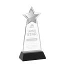 Starlite on Hartford Base Black Crystal Trophy