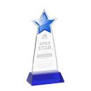 Starlite on Hartford Base Blue Crystal Trophy