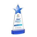 Starlite Full Color on Alberton Base Blue Crystal Trophy