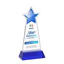Starlite Full Color on Hartford Base Blue Crystal Trophy