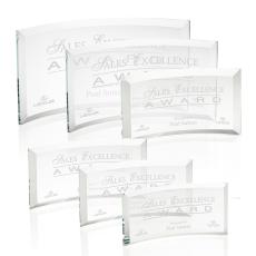 Schmidt Starfire Crescent Crystal Trophy - Crystal Trophies