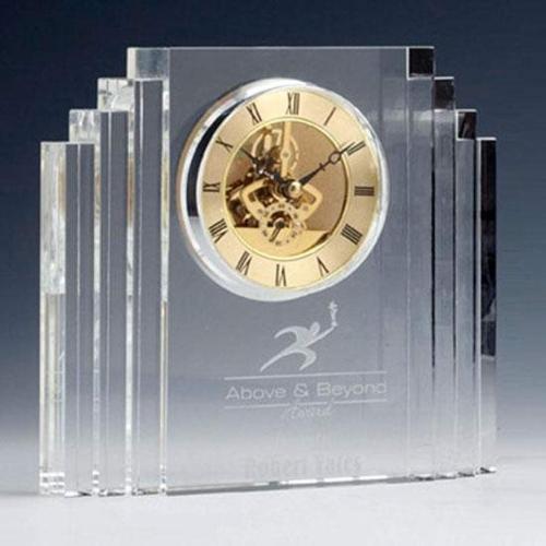 Awards and Plaques - Crystal Trophies - Crystal Clocks - Boggs Clock