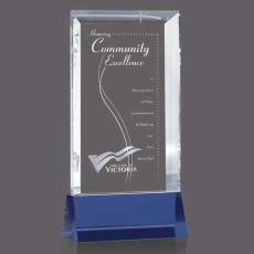 Hwang Rectangle Crystal Trophy - Crystal Trophies
