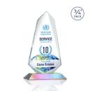 McMullen Full Color Prismatic Peaks Crystal Trophy