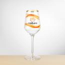 Ledford Gold Rim Wine Glass - Full Color
