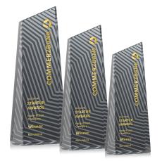 Hallandale Black Towers Crystal Trophy - Crystal Trophies