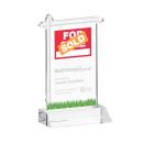 Real Estate Clear Unique Crystal Trophy