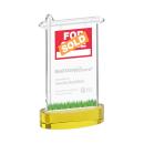 Real Estate on Alberton Base Gold Unique Crystal Trophy