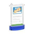 Real Estate on Alberton Base Blue Unique Crystal Trophy
