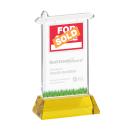 Real Estate on Hartford Base Gold Unique Crystal Trophy