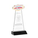 Las Vegas Black Unique Crystal Trophy
