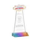 Las Vegas Prismatic Unique Crystal Trophy