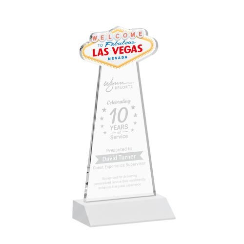 Awards and Plaques - Crystal Trophies - Las Vegas Fagan Unique Crystal Trophy