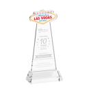 Las Vegas on Hartford Base Clear Unique Crystal Trophy