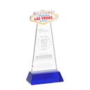 Las Vegas on Hartford Base Blue Unique Crystal Trophy