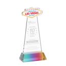 Las Vegas on Hartford Base Prismatic Unique Crystal Trophy