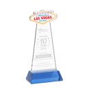 Las Vegas on Hartford Base Sky Blue Unique Crystal Trophy
