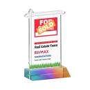 Real Estate Full Color Prismatic Unique Crystal Trophy