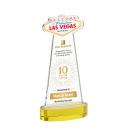 Las Vegas Full Color on Alberton Base Gold Unique Crystal Trophy
