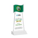 Flag Full Color Fagan Unique Crystal Trophy
