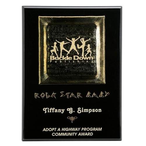 Awards and Plaques - Glass Trophies - Art Glass Trophies - Avery Plaque