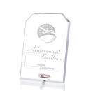 Manning Clipped Rectangle Crystal Trophy