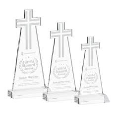 Cross Clear Unique Crystal Trophy - Crystal Trophies