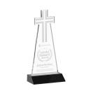 Cross Black Unique Crystal Trophy