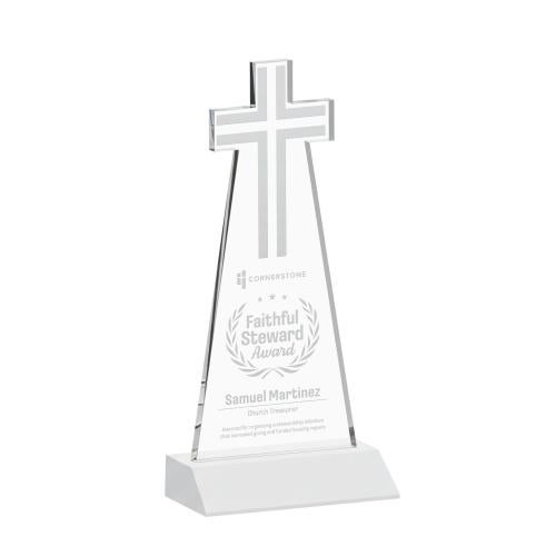 Awards and Plaques - Crystal Trophies - Cross Fagan Unique Crystal Trophy