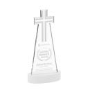 Cross on Alberton Base Fagan Unique Crystal Trophy