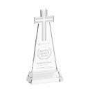 Cross on Hartford Base Starfire Unique Crystal Trophy