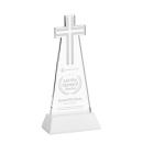 Cross on Hartford Base Fagan Unique Crystal Trophy