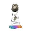 Police Badge Full Color Prismatic Unique Crystal Trophy