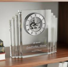 Sweeney Clock - Silver - Crystal Trophies