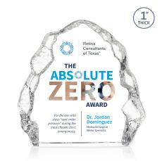 Ritter Full Color Iceberg Crystal Trophy - Glass Trophies