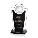Duarte Black Globe Crystal Trophy