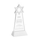 Star of David on Hartford Base Fagan Unique Crystal Trophy