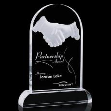 Partnership Peaks Crystal Trophy - Crystal Trophies