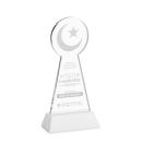 Crescent & Star on Hartford Base Fagan Unique Crystal Trophy