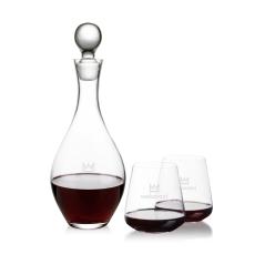 Briarwood Decanter & Norris Stemless Wine Set - Decanters