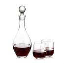 Briarwood Decanter & Weiss Stemless Wine Set
