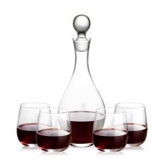Briarwood Decanter & Weiss Stemless Wine Set - Decanters