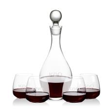 Briarwood Decanter & Holder Stemless Wine Set - Decanters