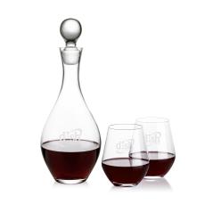 Briarwood Decanter & Stahl Stemless Wine Set - Decanters