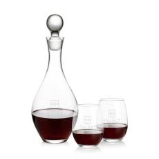 Briarwood Decanter & Street Stemless Wine Set - Decanters