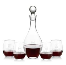 Briarwood Decanter & Street Stemless Wine Set - Decanters