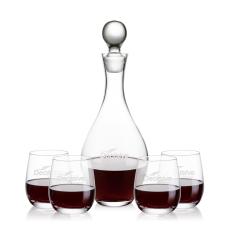 Briarwood Decanter & Salem Stemless Wine Set - Decanters