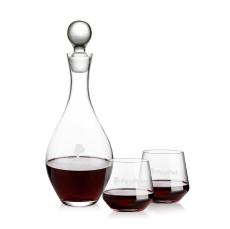 Briarwood Decanter & Ledford Stemless Wine Set - Decanters